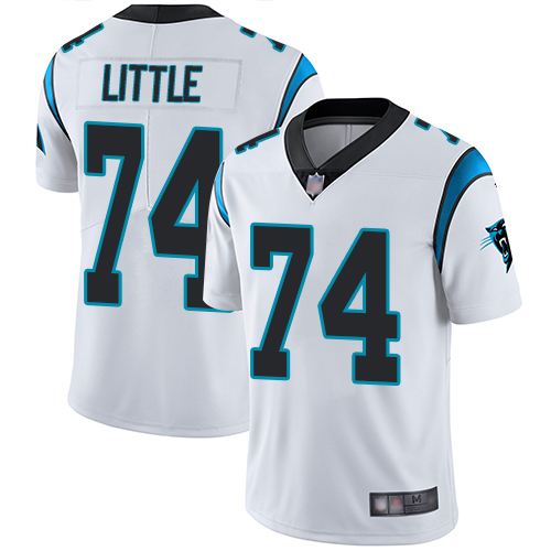 Carolina Panthers Limited White Men Greg Little Road Jersey NFL Football 74 Vapor Untouchable
